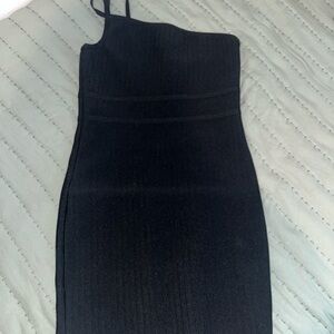 Black One Shoulder Dress